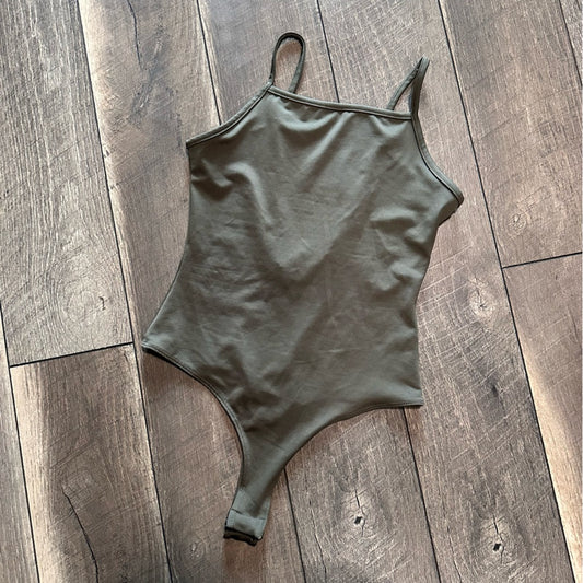 21 Saints Olive Bodysuit