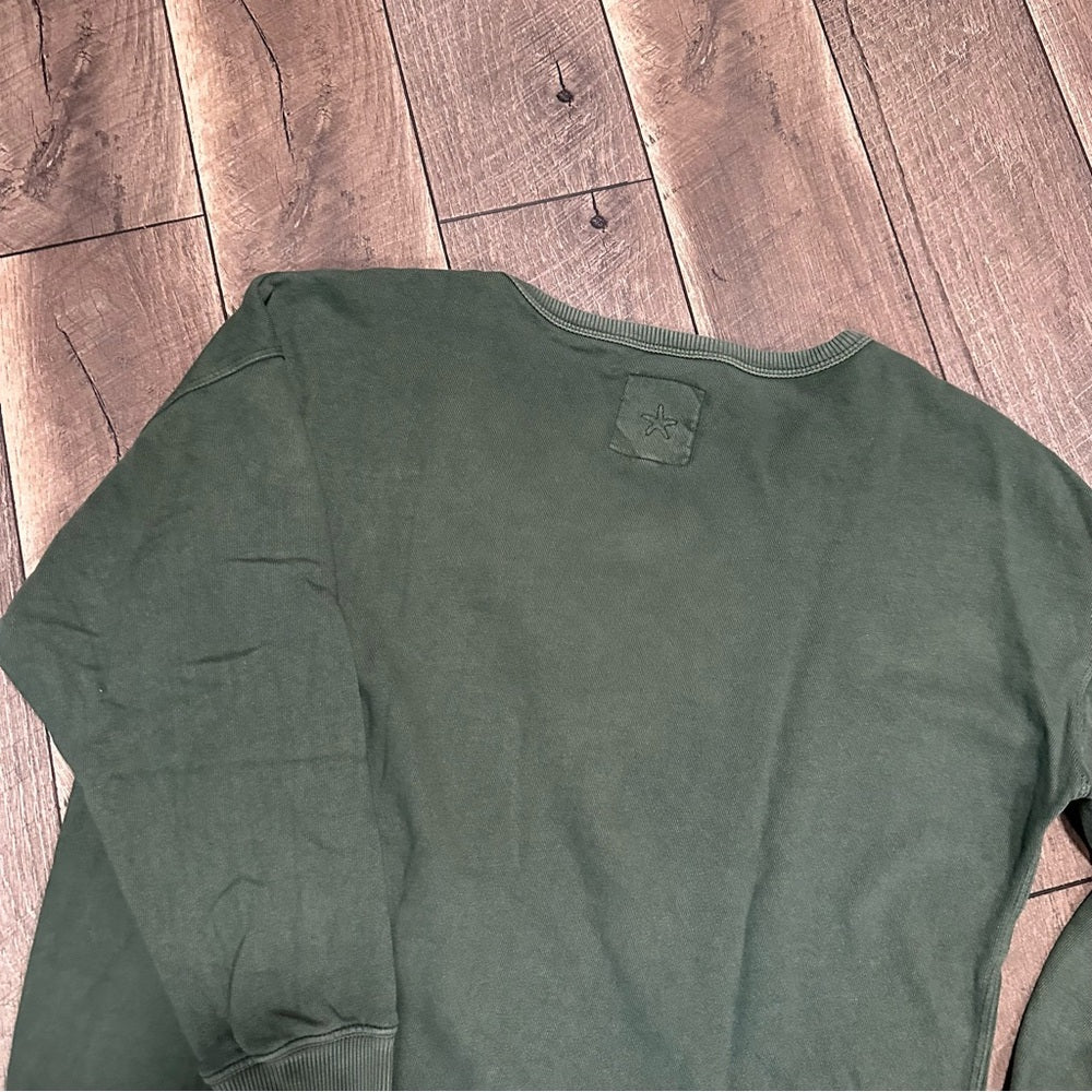 Aerie Olive Scoop Crewneck