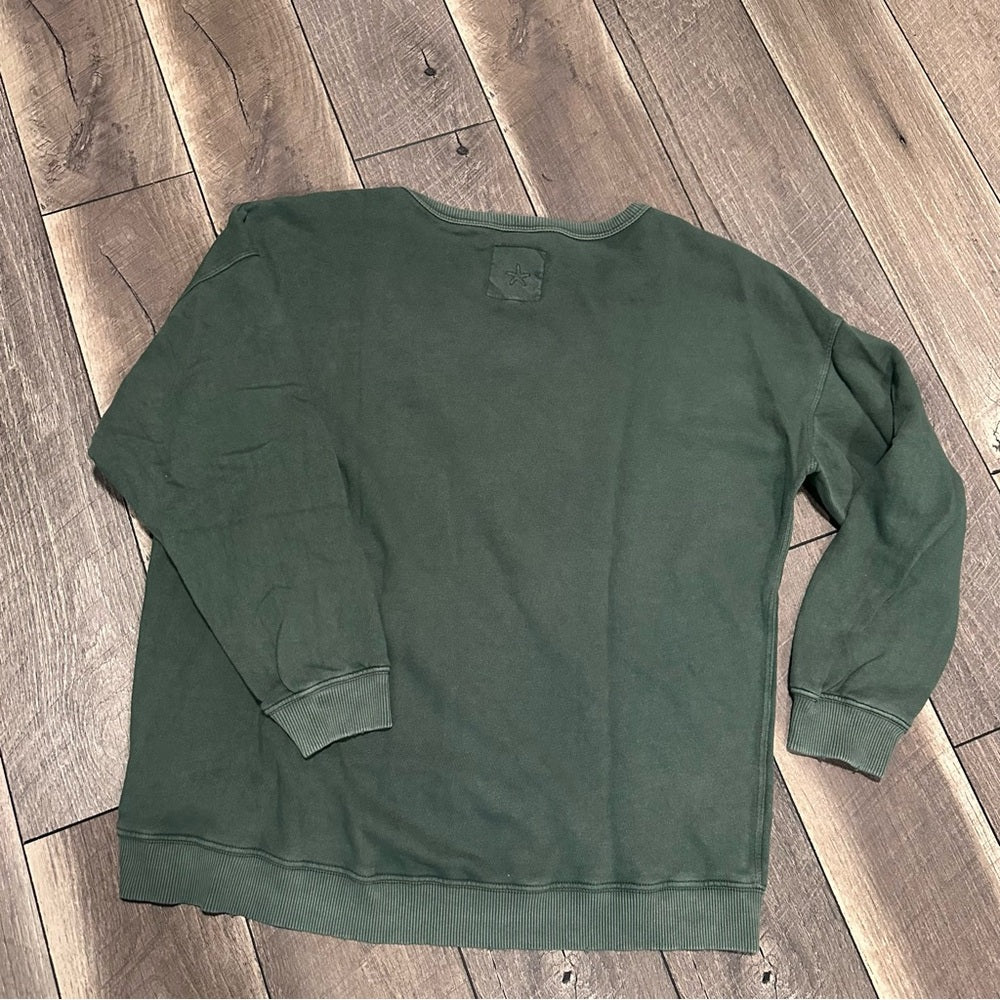 Aerie Olive Scoop Crewneck