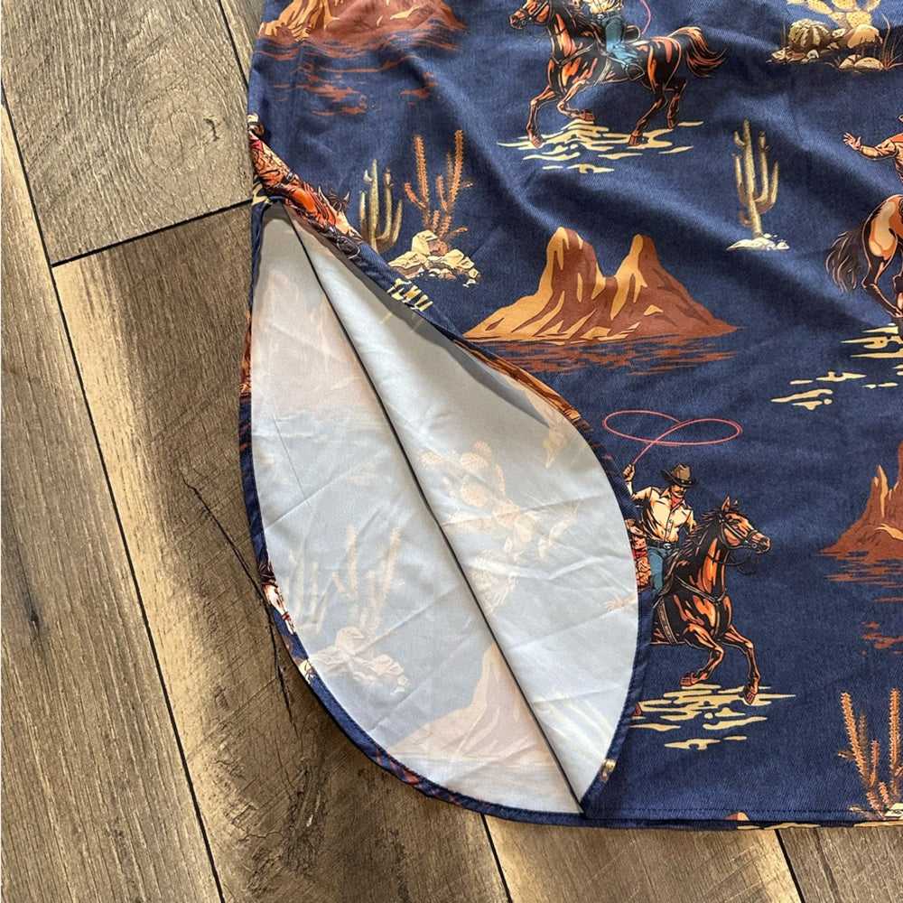 Avery Apparel Co. Western Midi Skirt