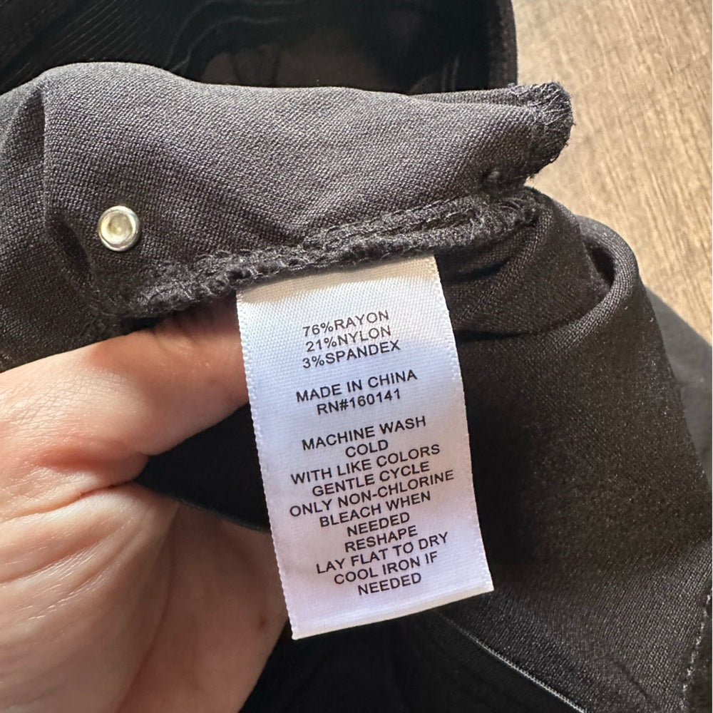 Daily Thread Black Dress Skinny Pants