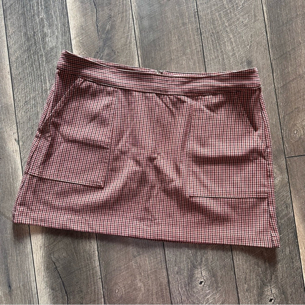 A New Day Plaid Mini Skirt