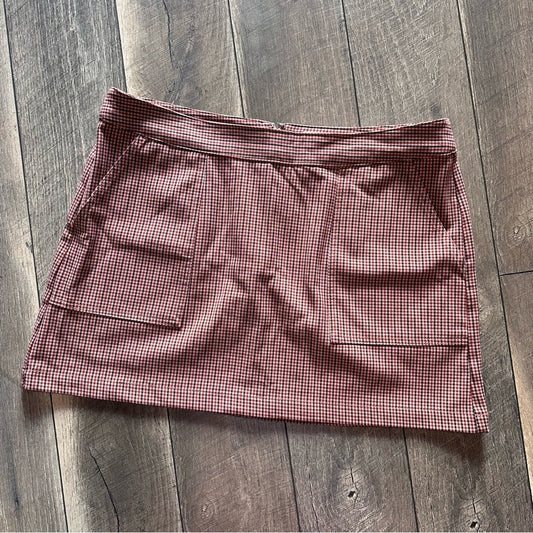 A New Day Plaid Mini Skirt