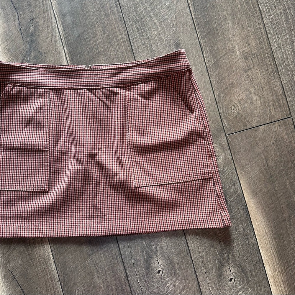 A New Day Plaid Mini Skirt