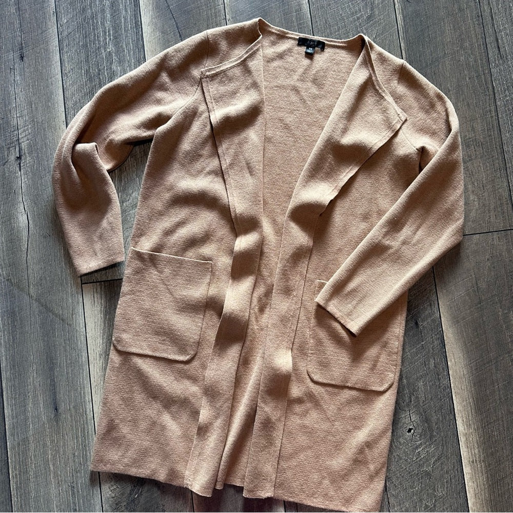 J. Crew Merino Wool Blend Open Cardigan