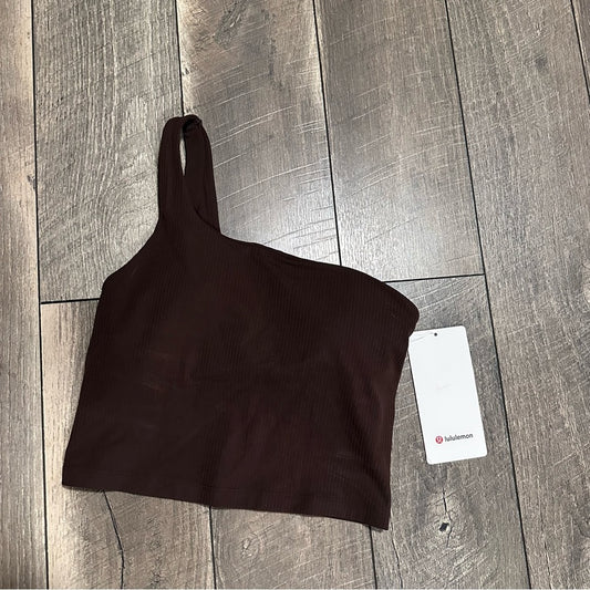 Lululemon Ribbed Nulu Asymmetrical Yoga Tank Top