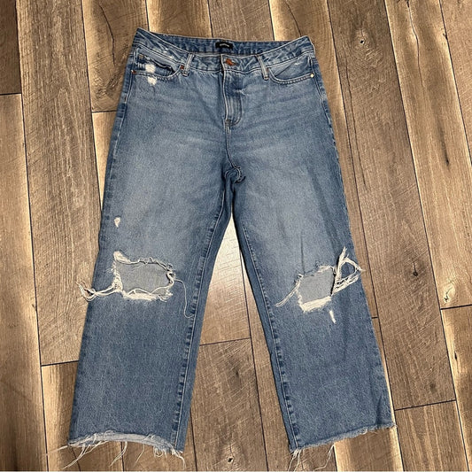 Express Mid Rise 90’s Ankle Boot Jeans