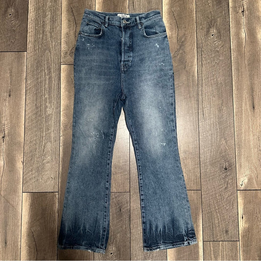 We The Free Hi Rise Buttonfly Ankle Crop Jeans