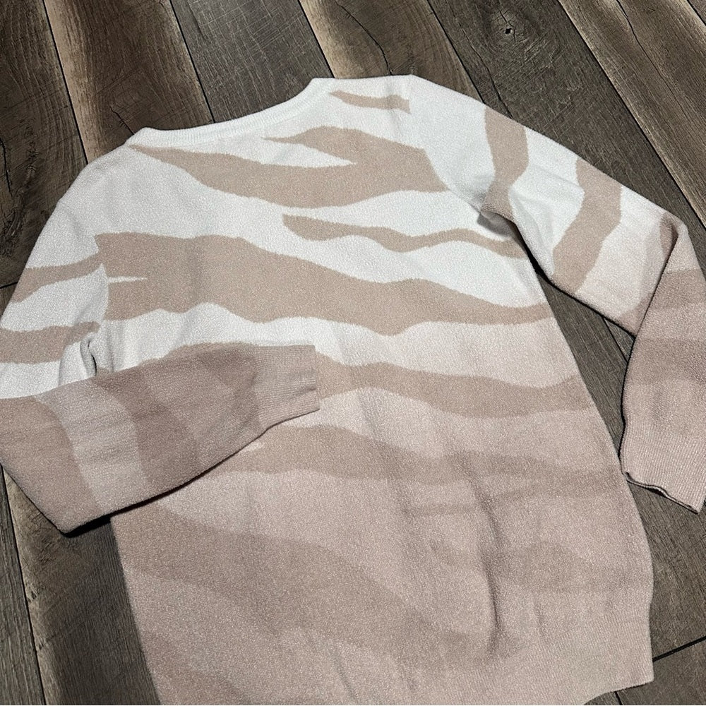 Barefoot Dreams CozyChic Ultra Lite Zebra Ombre Sweater