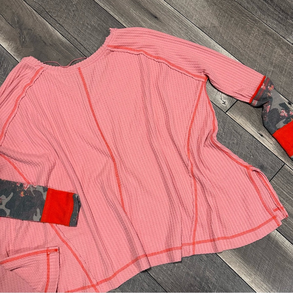 We the Free Waffleknit Long Sleeve Top