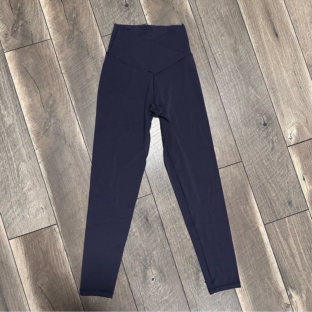 Aerie Offline Navy Blue Crossover 7/8 Leggings