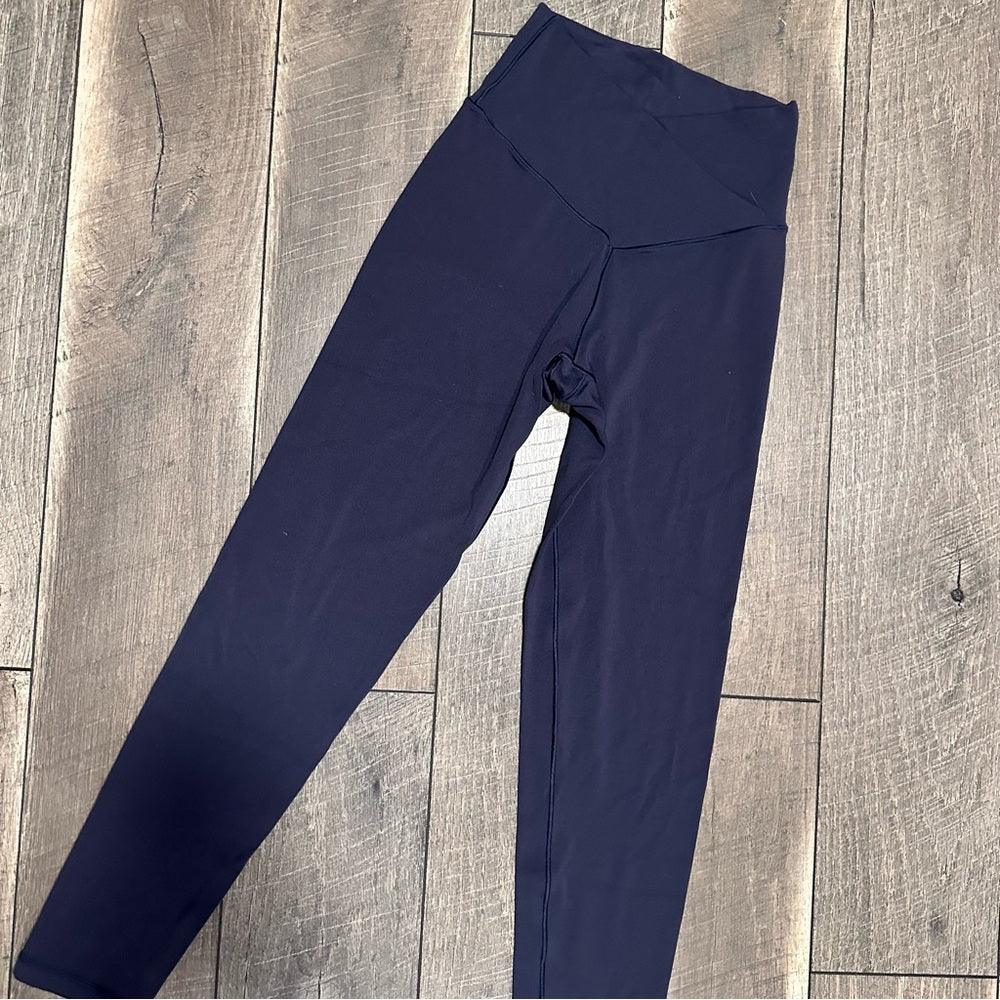 Aerie Offline Navy Blue Crossover 7/8 Leggings