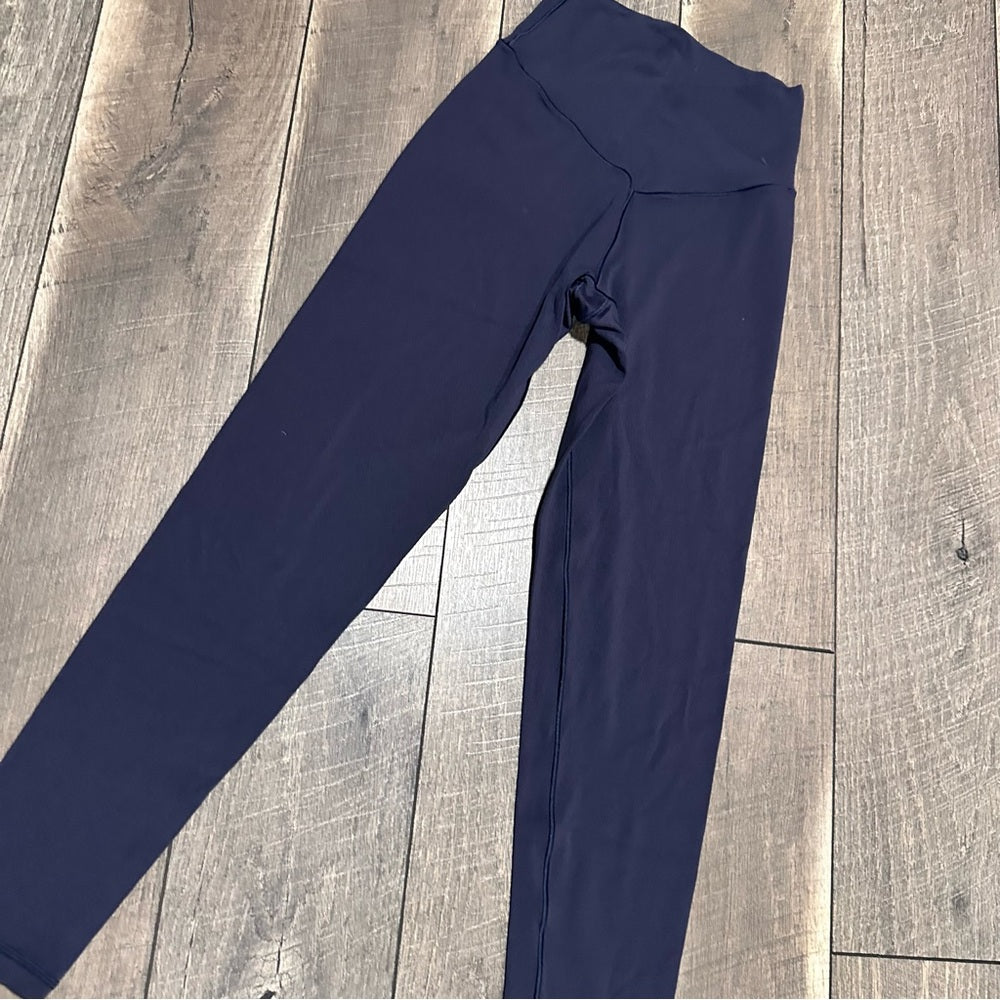 Aerie Offline Navy Blue Crossover 7/8 Leggings