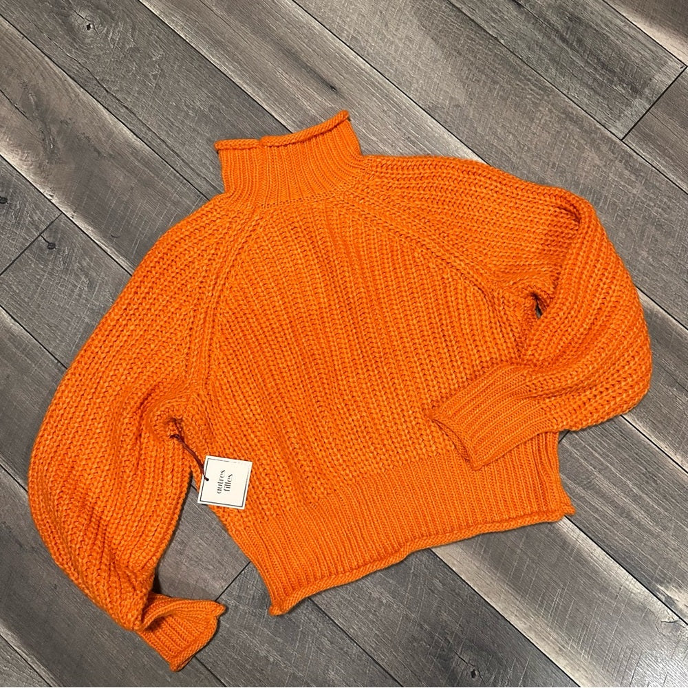 Autres Filles Turtleneck Chunky Knit Sweater