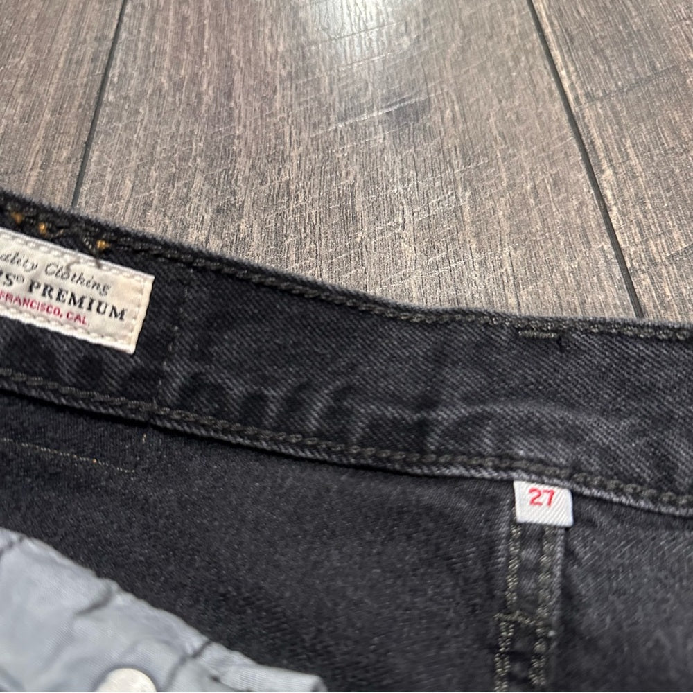 Levi’s Hi Rise Deconstructed Mini Skirt