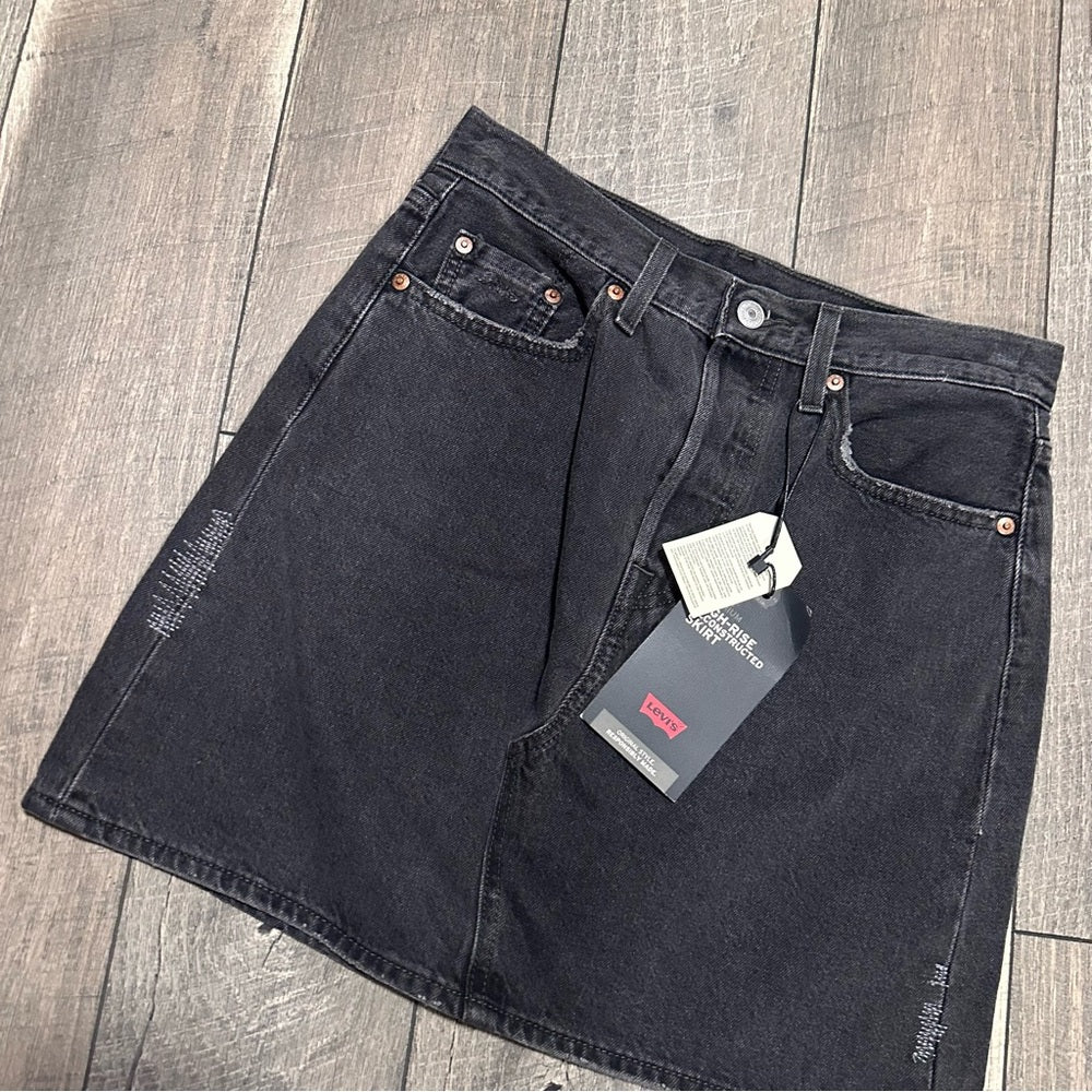 Levi’s Hi Rise Deconstructed Mini Skirt