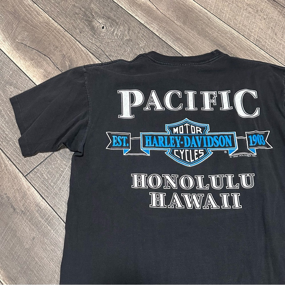 Vintage Harley Davidson T-Shirt Honolulu Hawaii