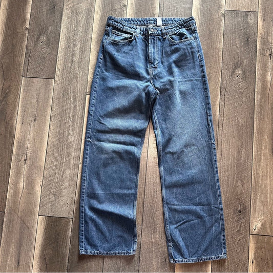 &Denim Ultra Hi Rise Wide Leg Jeans