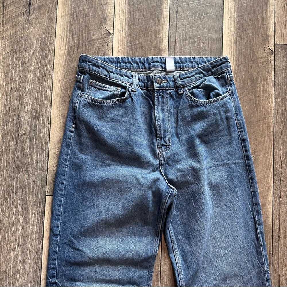 &Denim Ultra Hi Rise Wide Leg Jeans