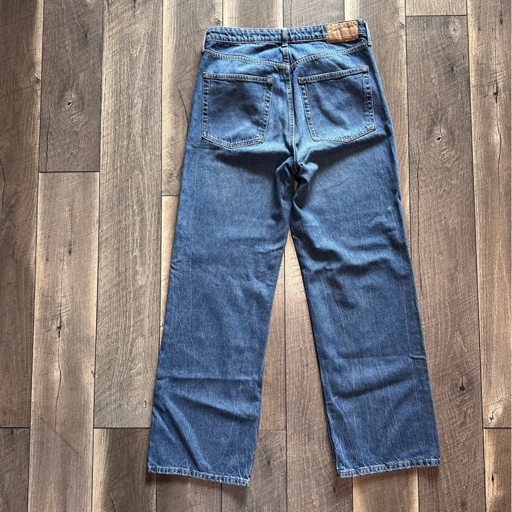 &Denim Ultra Hi Rise Wide Leg Jeans