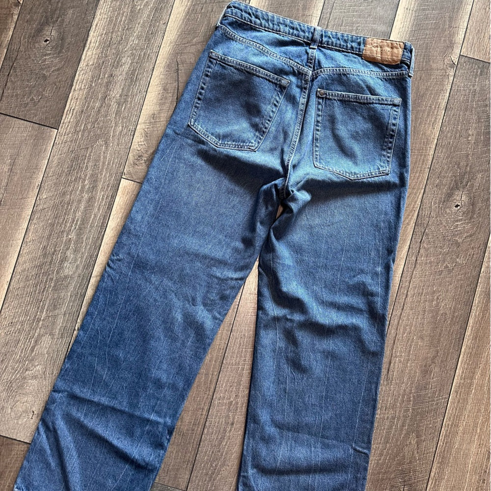 &Denim Ultra Hi Rise Wide Leg Jeans