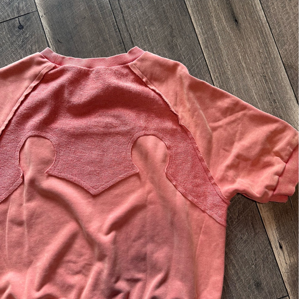 Blue B Short Sleeve Sweatshirt