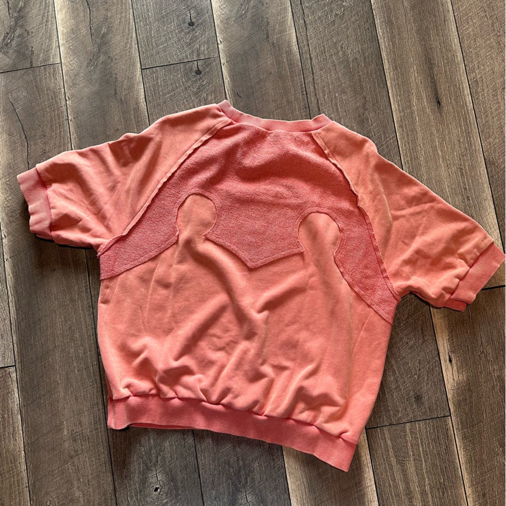 Blue B Short Sleeve Sweatshirt