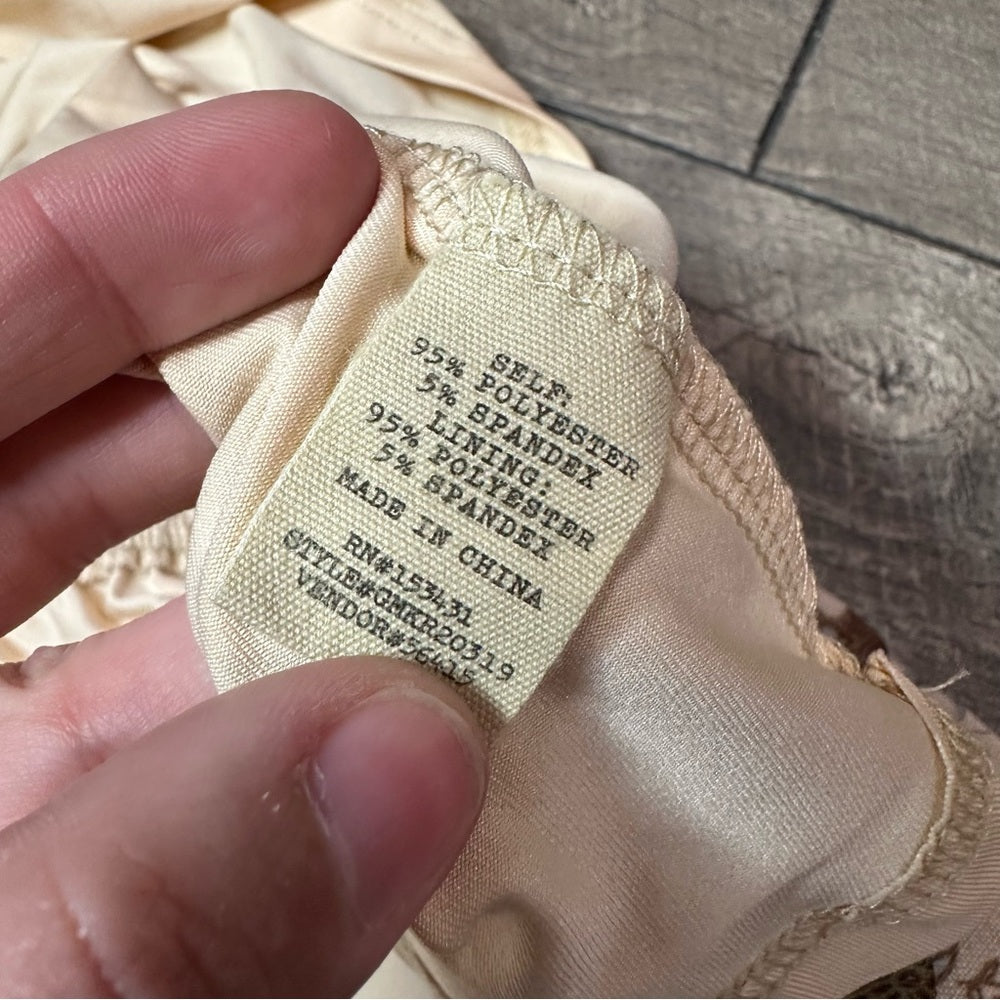 Gimmicks Sheer Floral V Neck Long Sleeve Top