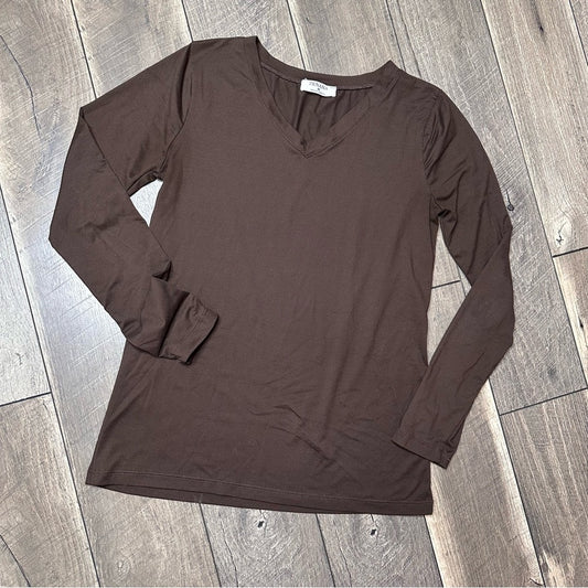 Zenana Chocolate Brown Buttery Long Sleeve