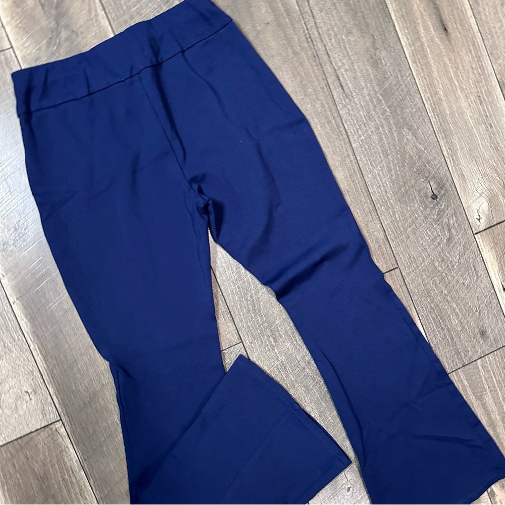 Dear Scarlett Stretchy Blue Flare Pants