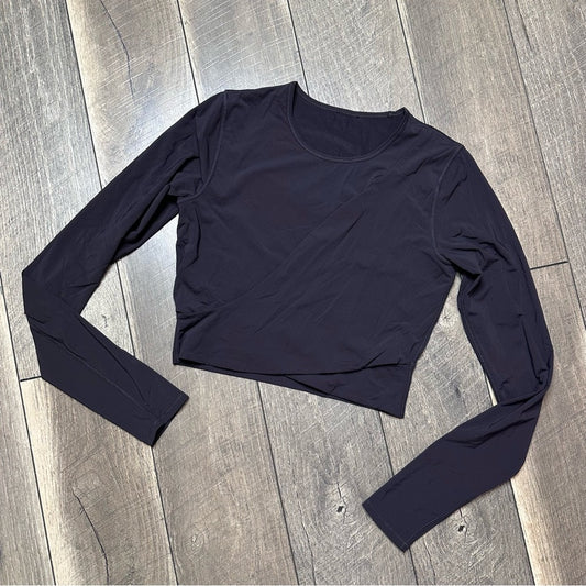 Stori Long Sleeve Crop Buttery Soft Workout Top