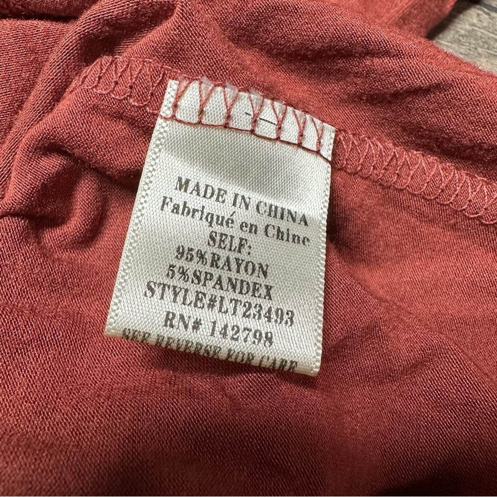 Loveriche Long Sleeve Ladder Shoulder Detail Top