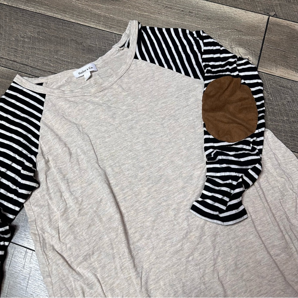 Hailey & Co Striped Long Sleeve Top