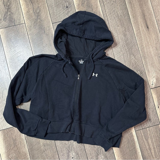 Under Armour Crop Hooded Zip Up