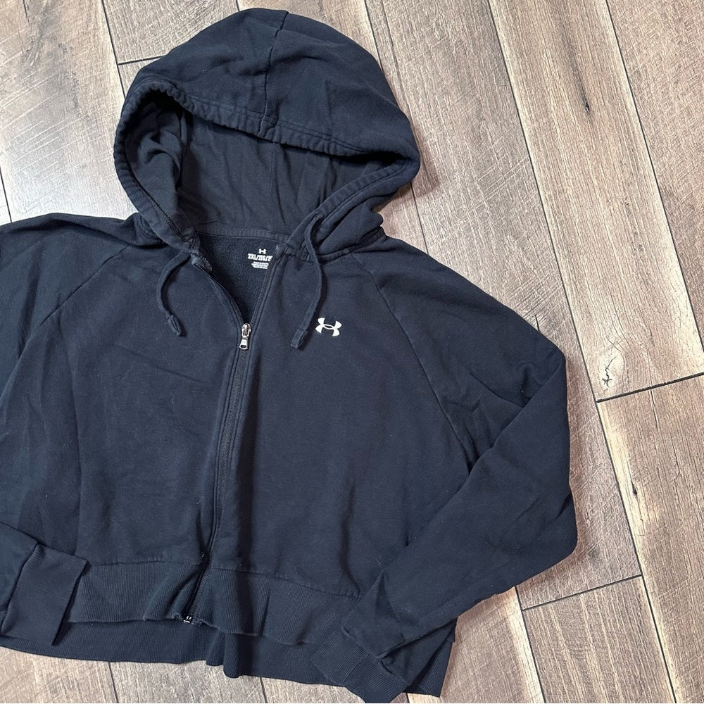 Under Armour Crop Hooded Zip Up