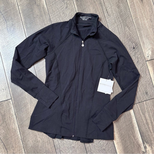 Beyond Yoga Pleated Back Buttery Soft Full Zip Jacket