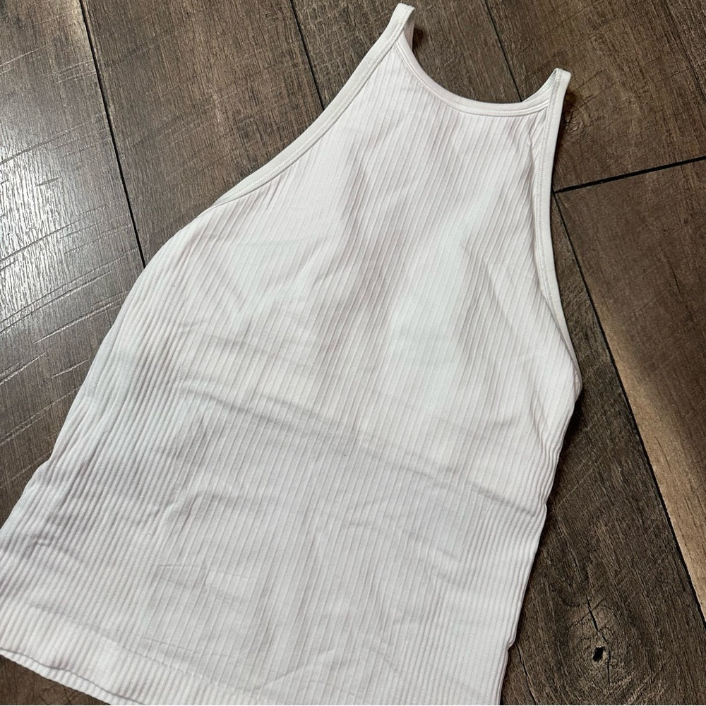 Lululemon Ebb to Street High-Neck Tank Top
White