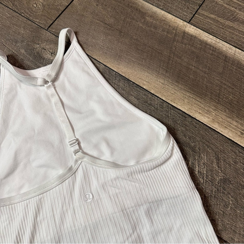 Lululemon Ebb to Street High-Neck Tank Top
White