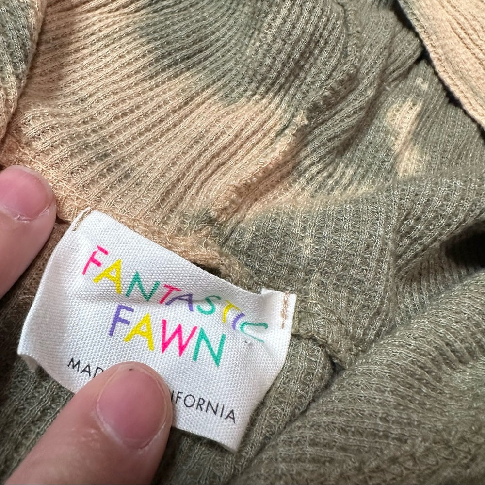 Fantastic Fawn Oversized Waffleknit Hoodie