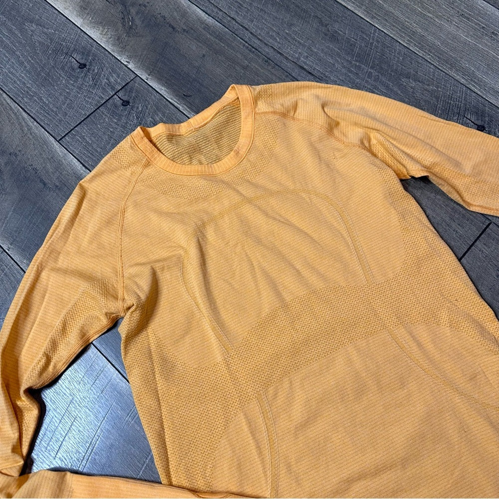 Lululemon Swiftly Tech Long Sleeve 
Orange