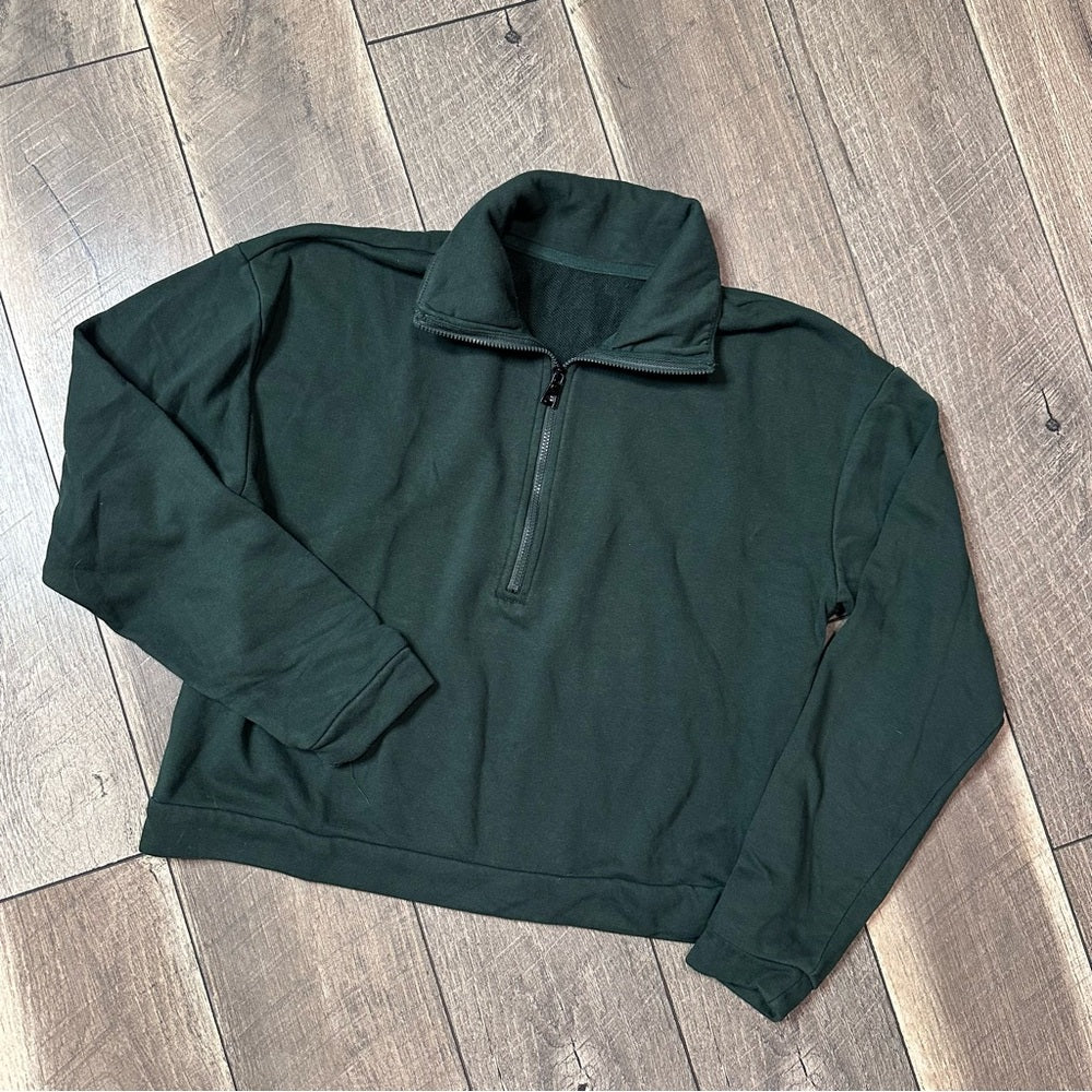 Zyia Pine 1/2 Zip Pullover