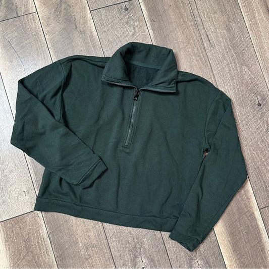 Zyia Pine 1/2 Zip Pullover