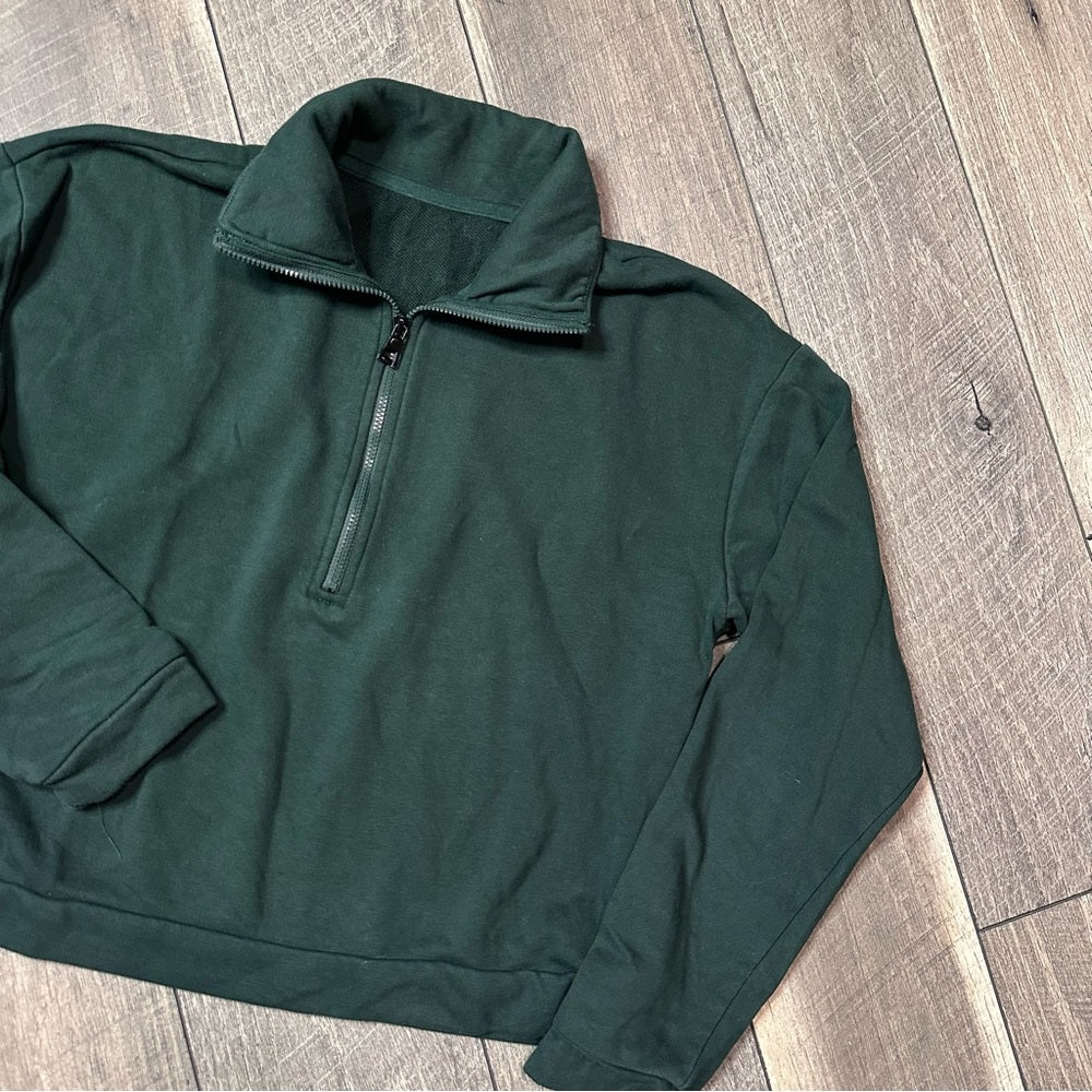 Zyia Pine 1/2 Zip Pullover