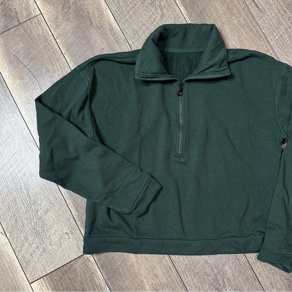 Zyia Pine 1/2 Zip Pullover