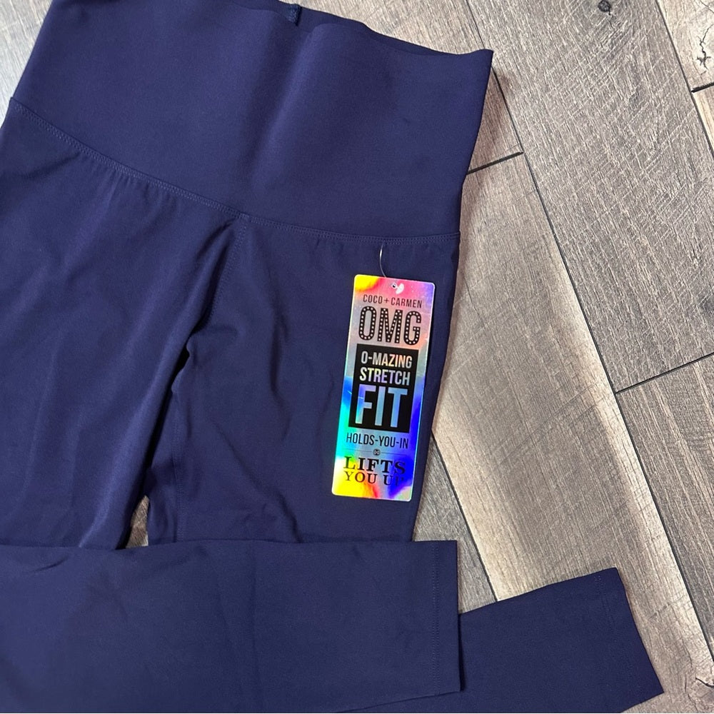 Coco + Carmen Navy Blue Leggings