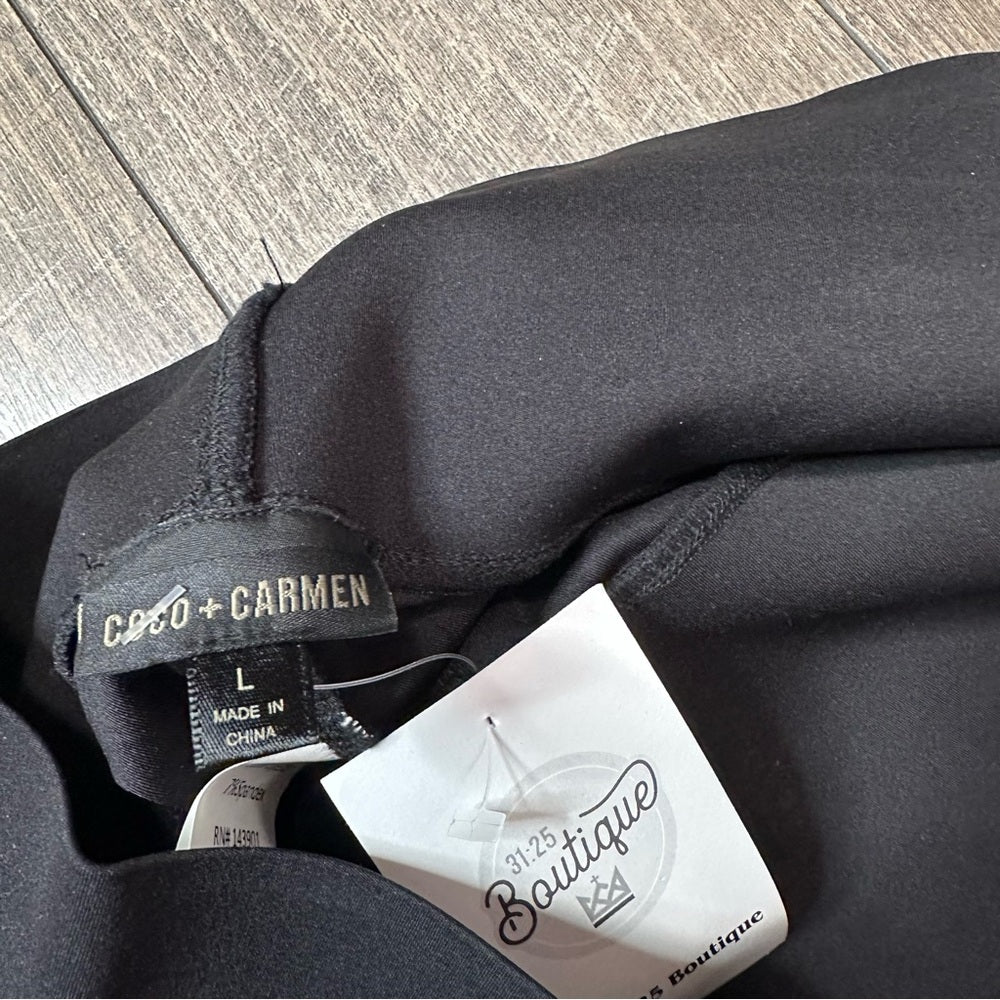 Coco + Carmen Black Leggings