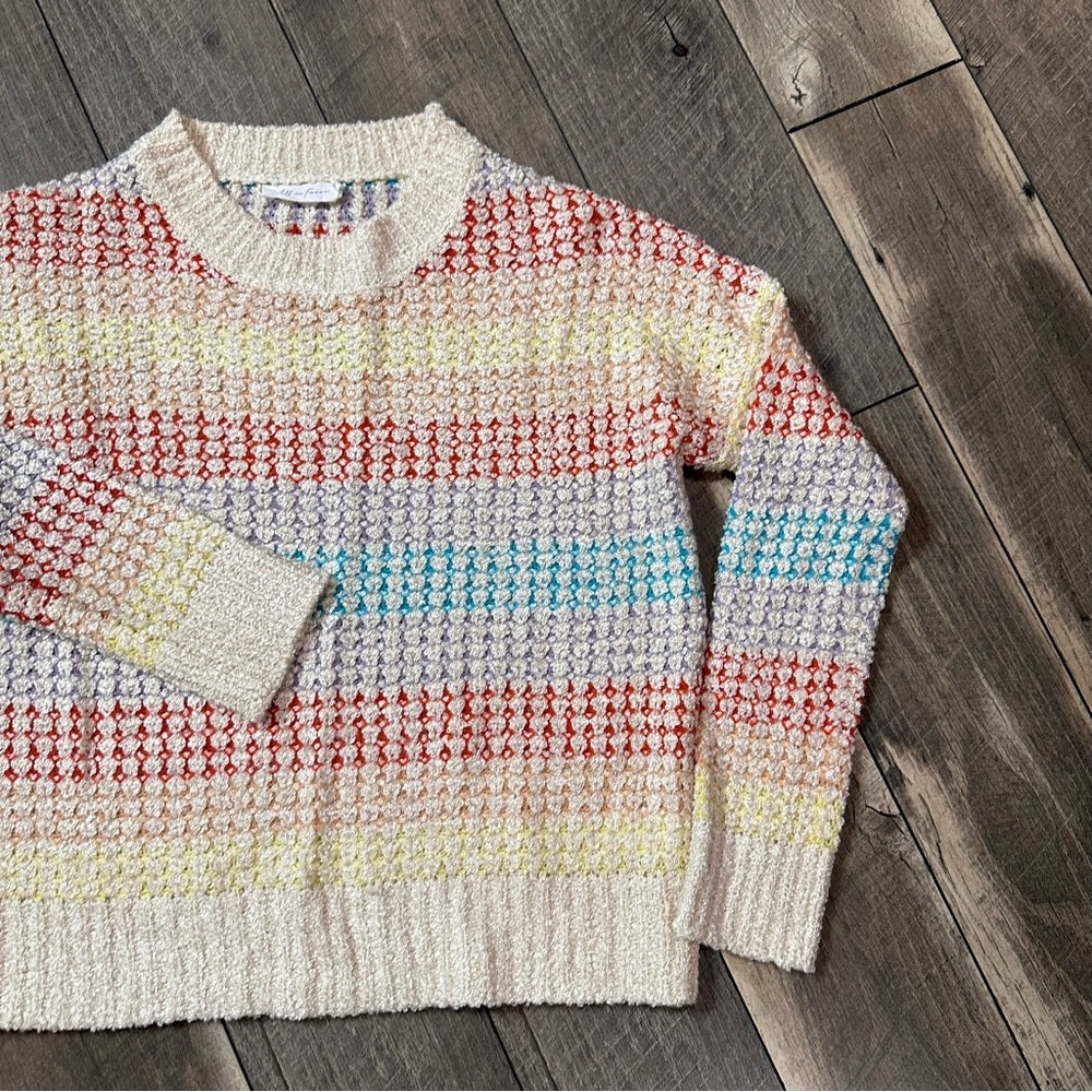 All in Favor Multicolor Soft Sweater