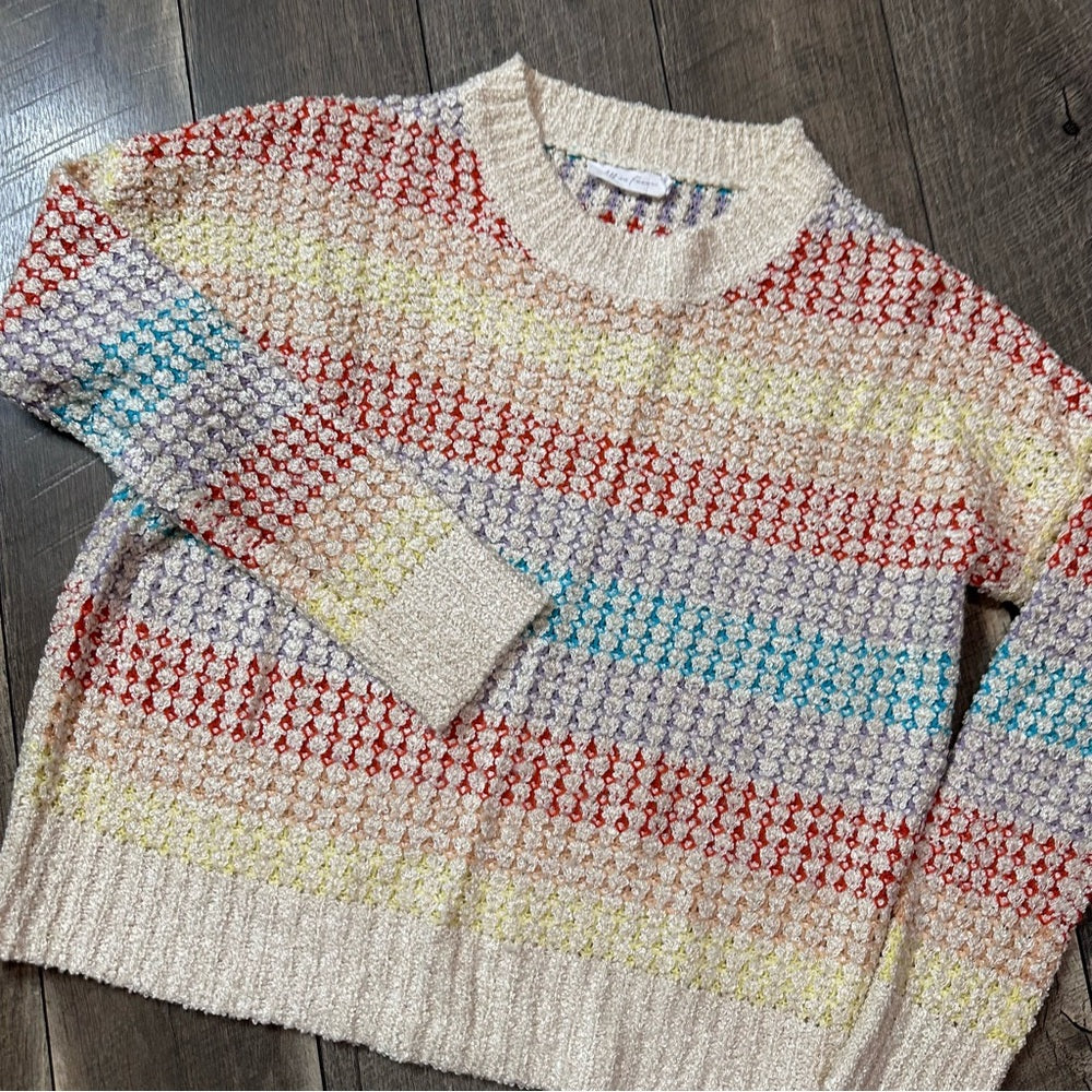 All in Favor Multicolor Soft Sweater