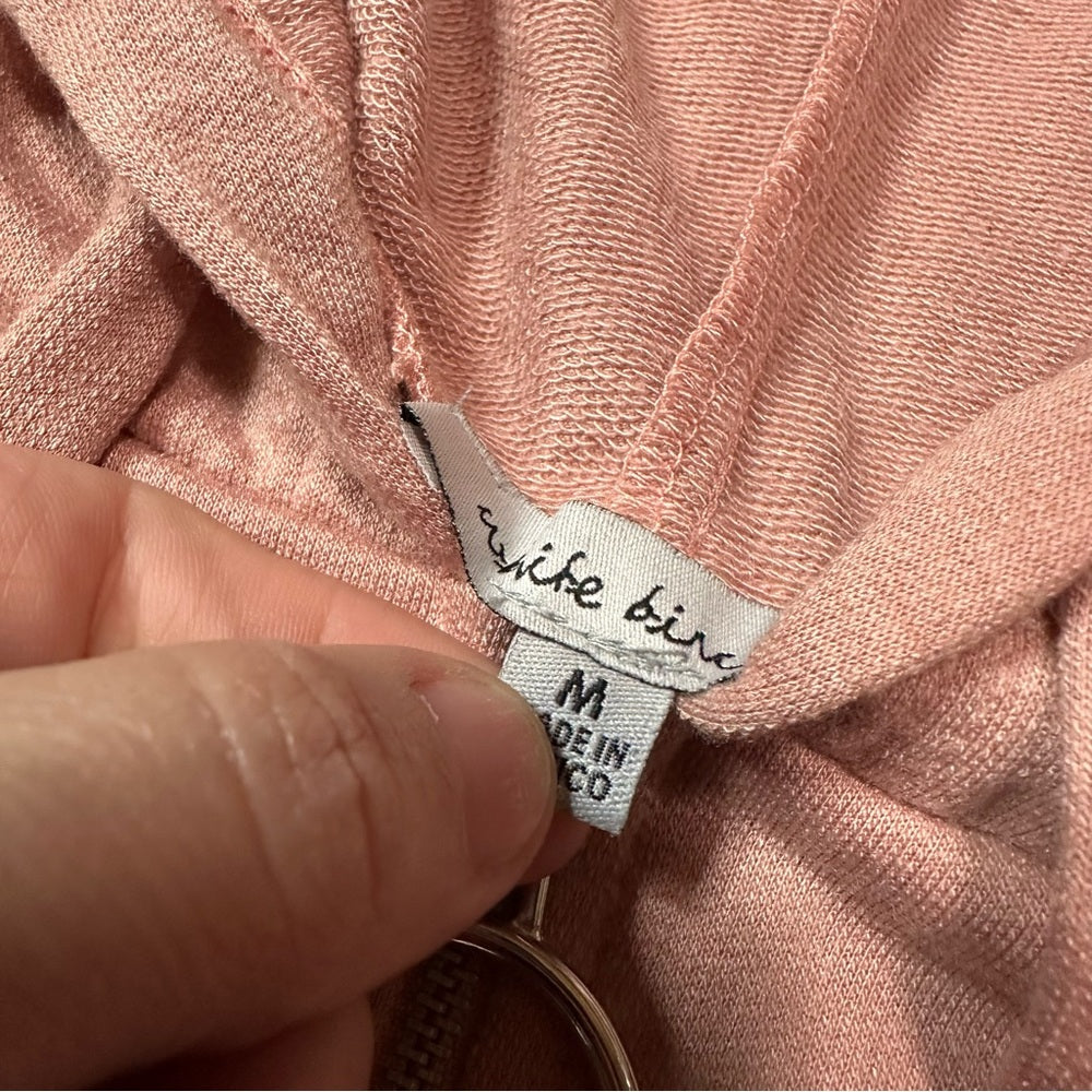 White Birch Hooded 1/2 Zip Pullover