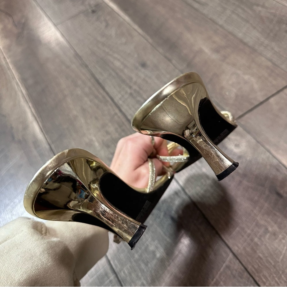 Rampage Gold Heels